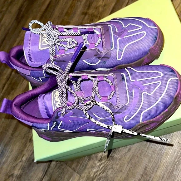 Off-White Purple Hiking Shoes 11 Off-White Purple Hiking Cleats 11 (44) | Mercari main image 2